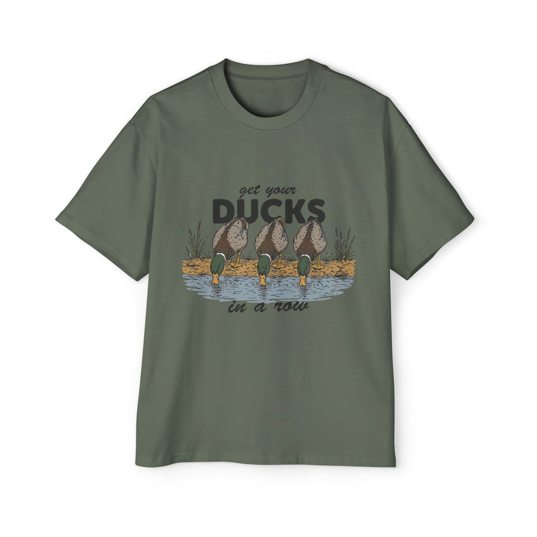 Ducks in a row - Heavy t-shirt