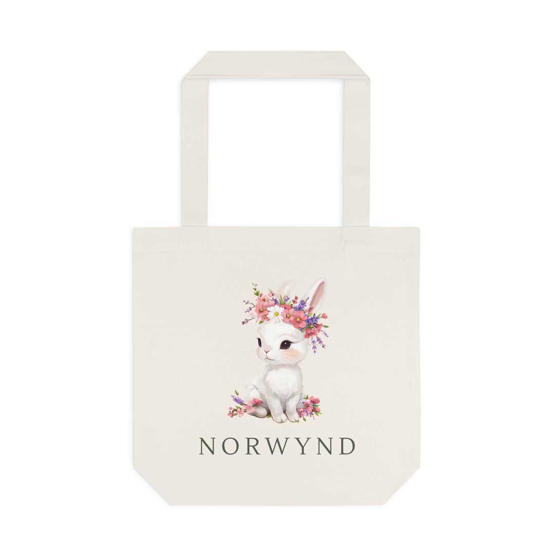 Blossom bunny - Structured tote bag
