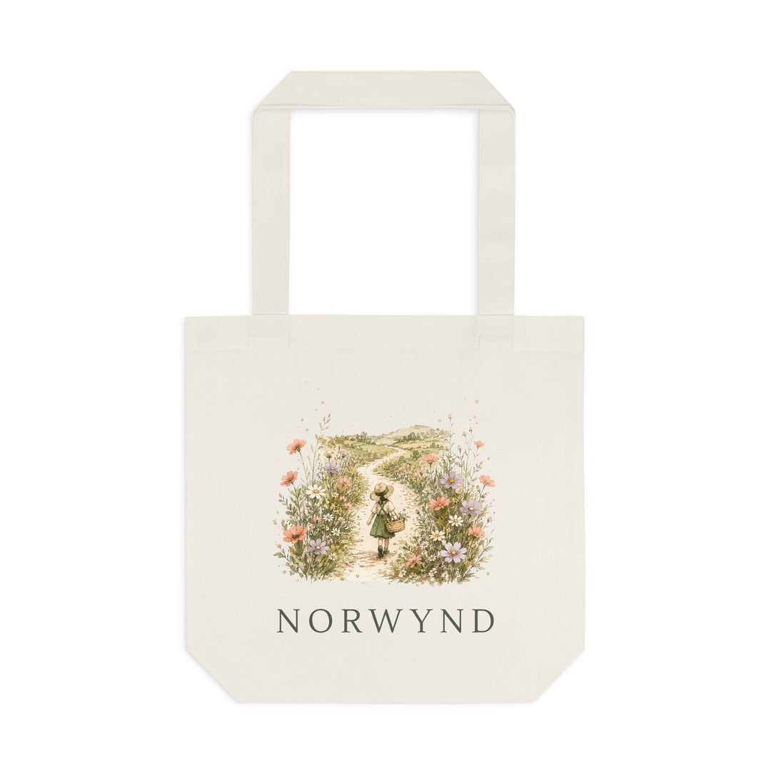 Down the meadow path - Structured tote bag