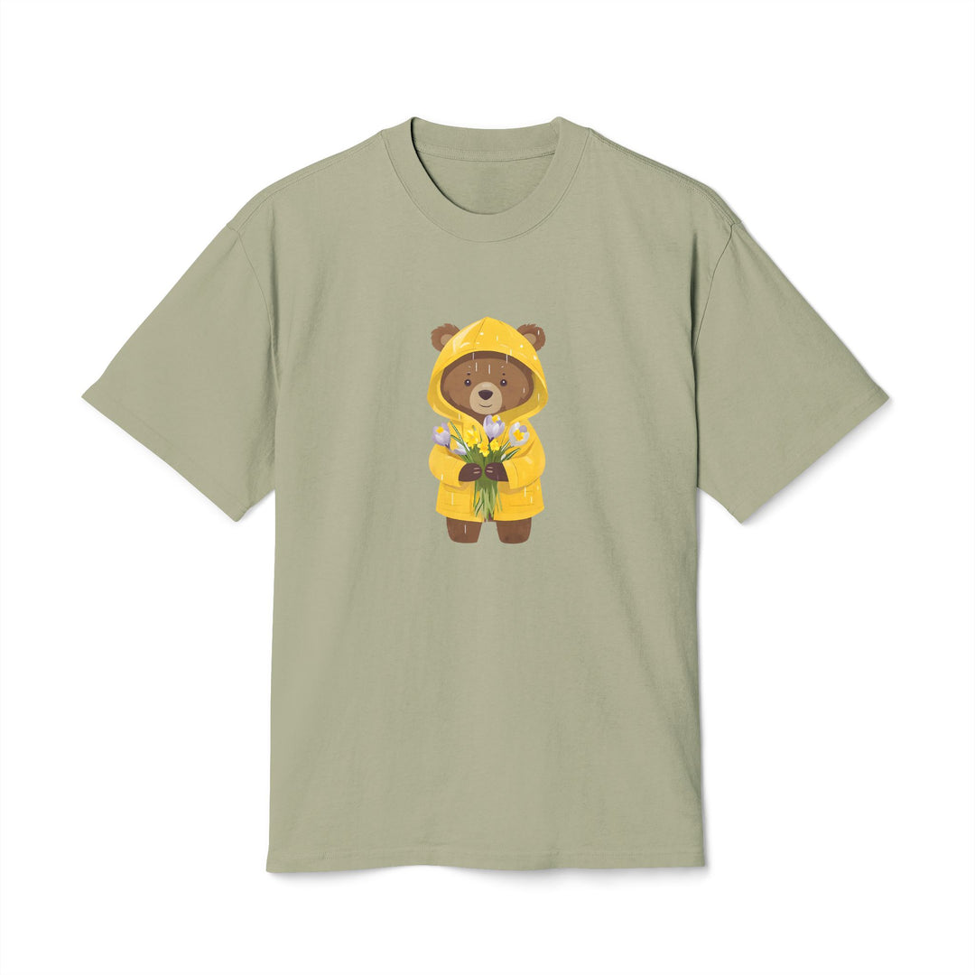 Rainbloom bear - Oversize heavy t-shirt