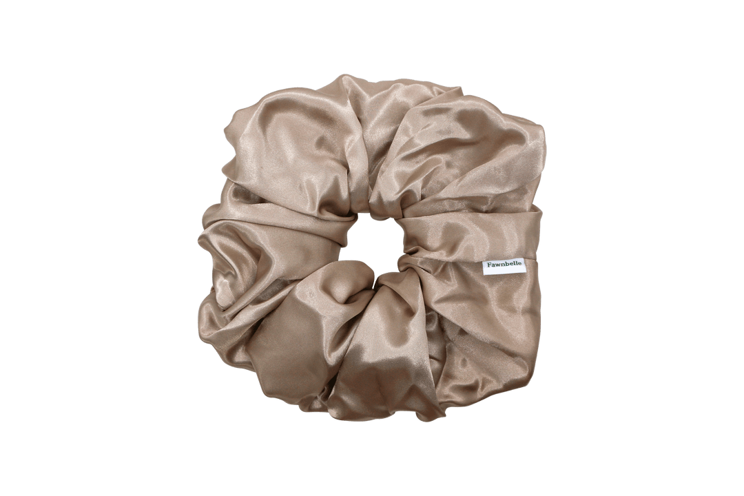 Jumbo hair scrunchie ivory XXL
